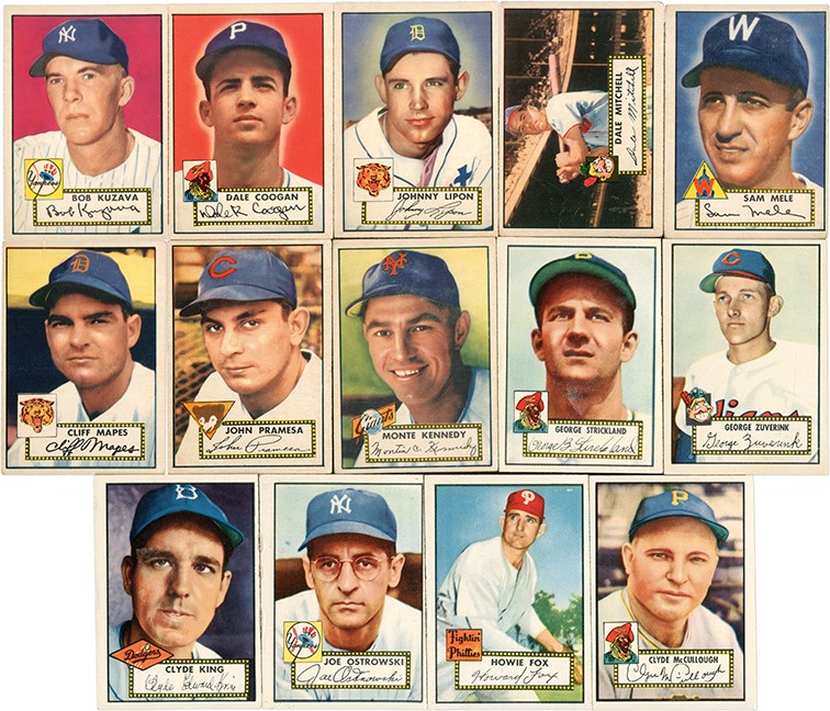 - 1909-69 Topps & Bowman Baseball Collection with T206 and 1952 Topps (498)