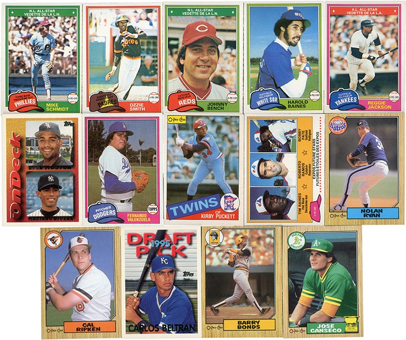 - 1970-1987 Topps & O-Pee-Chee Baseball Collection with Complete Sets