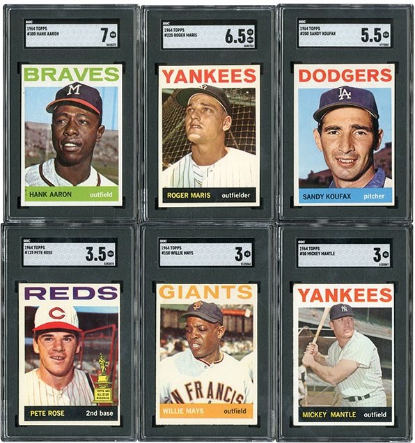 Baseball and Trading Cards - 1964 Topps Baseball Complete Set (587) with SGC Graded