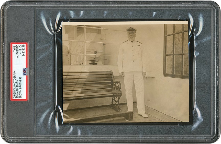 The Brown Brothers Collection - Captain Smith of the Titanic Photograph (PSA Type I)