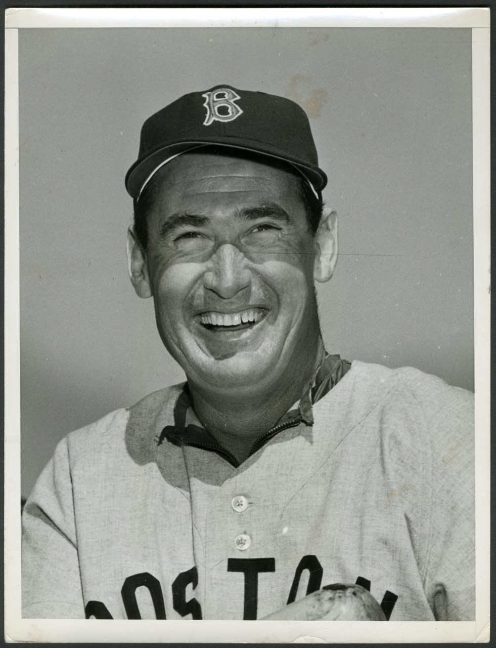 - Ted Williams with a Big Smile Photograph