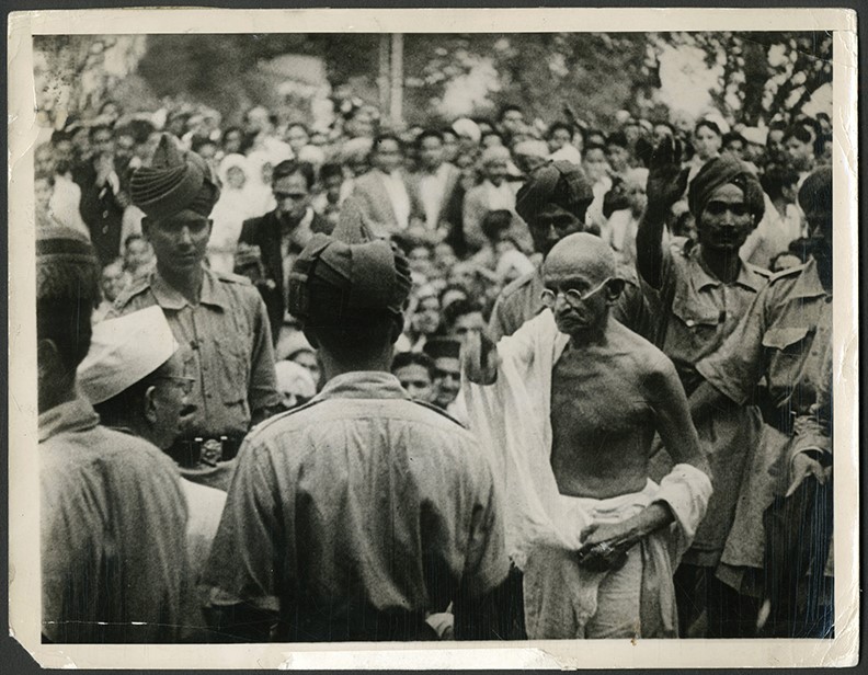The Brown Brothers Collection - "Ghandi and His People" Photograph