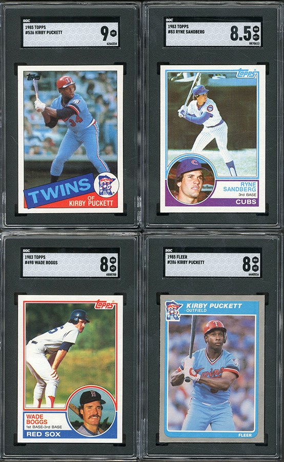 Baseball and Trading Cards - 1982-1985 Topps Key Rookie Collection (27)