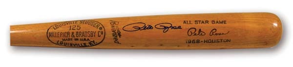 Pete Rose - 1968 Pete Rose All-Star Game Used Bat (36")