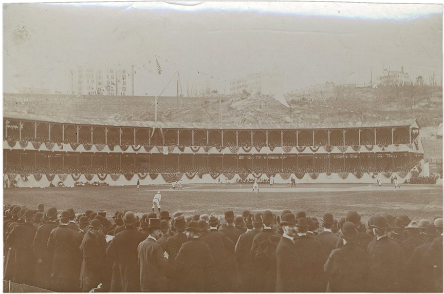 The Brown Brothers Collection - Very Early View from the Outfield of Brotherhood Park/Polo Grounds