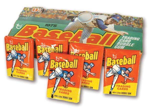 1975 Topps Baseball Mini Wax Box