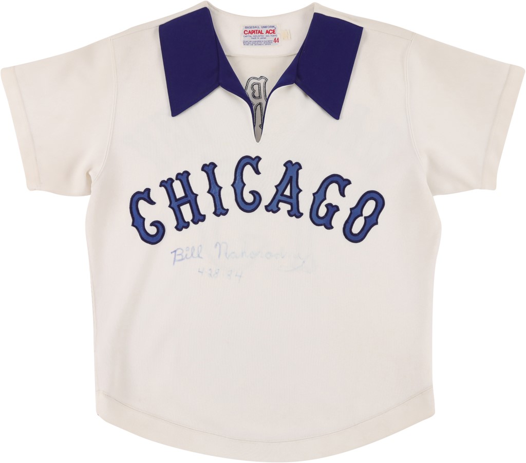 - 1979 Bill Nahorodny Chicago White Sox Signed Game Worn Jersey