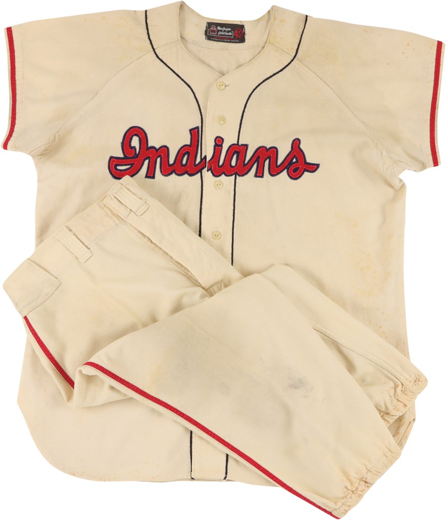 1950 Indianapolis Indians Game Worn Uniform Attributed to Eddie Bockman