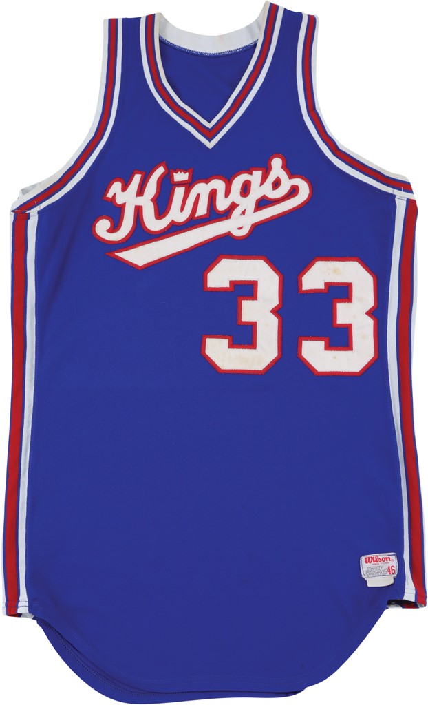 - 1982-1984 Steve Johnson Kansas City Kings Game Worn Jersey