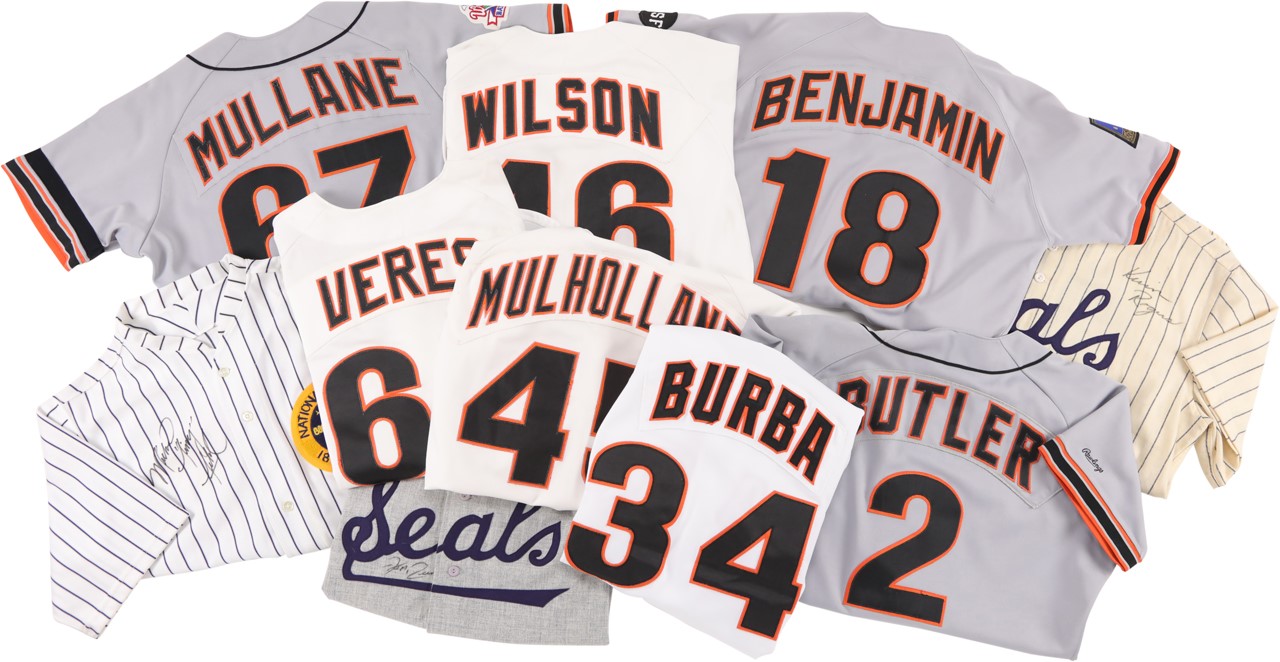 - 1980s-90s San Francisco Giants Game Worn Uniforms with 1990 World Series (10)