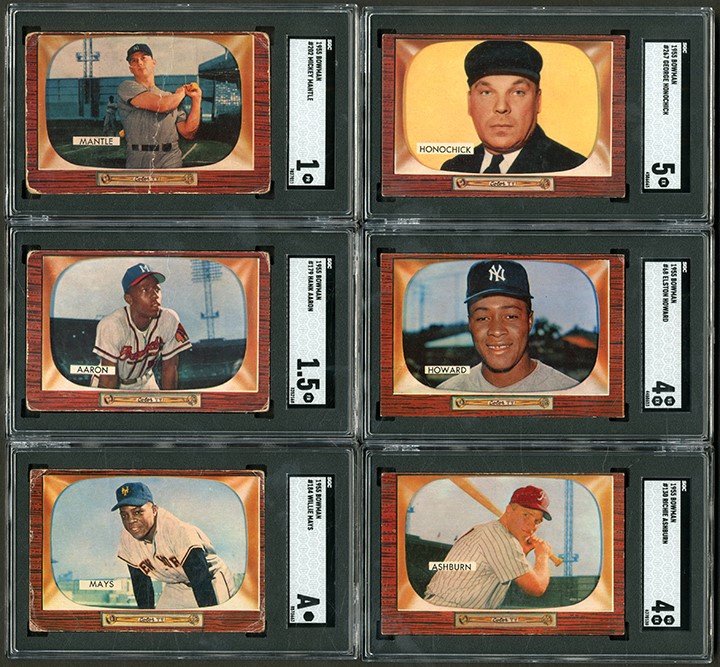 - 1955 Bowman Baseball Complete Set (320) with SGC Graded