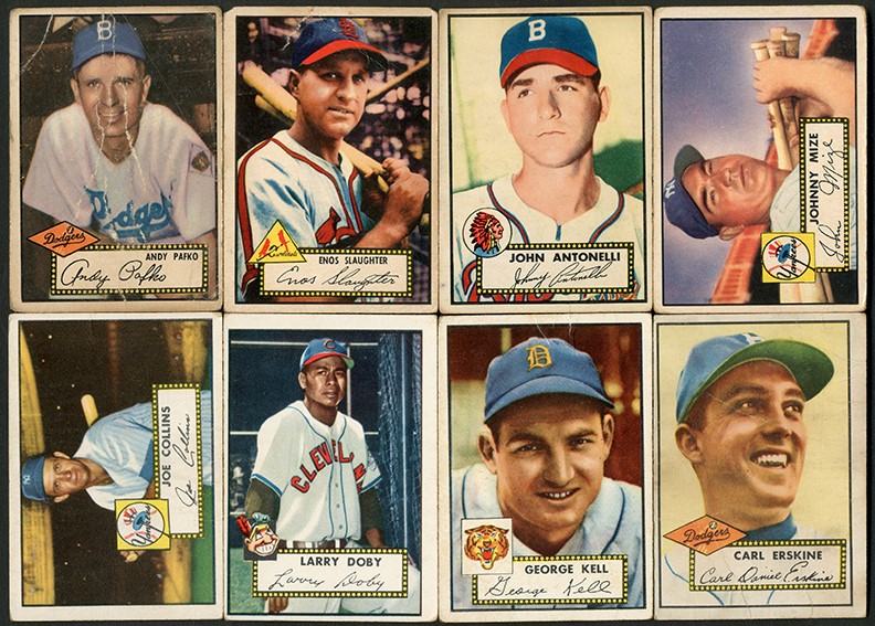 Baseball and Trading Cards - 1952 Topps Baseball Collection with #1 Andy Pafko (85)