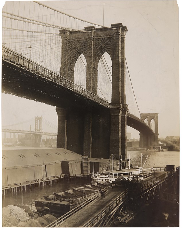 The Brown Brothers Collection - Early Brooklyn Bridge Photograph