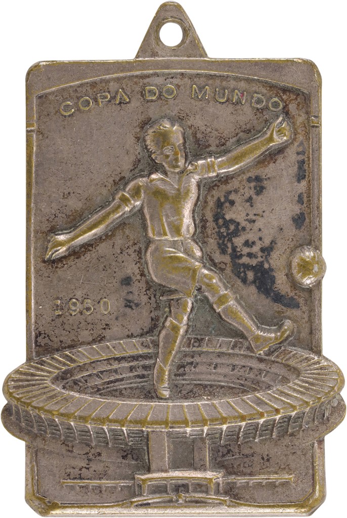 Olympics and All Sports - 1950 World Cup Soccer Team Medal Won by Uruguay
