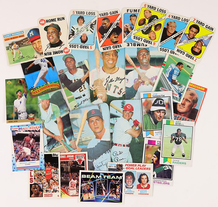 Baseball and Trading Cards - Multi-Sport Card Collection with Rookies, Hall of Famers, & Unopened Boxes