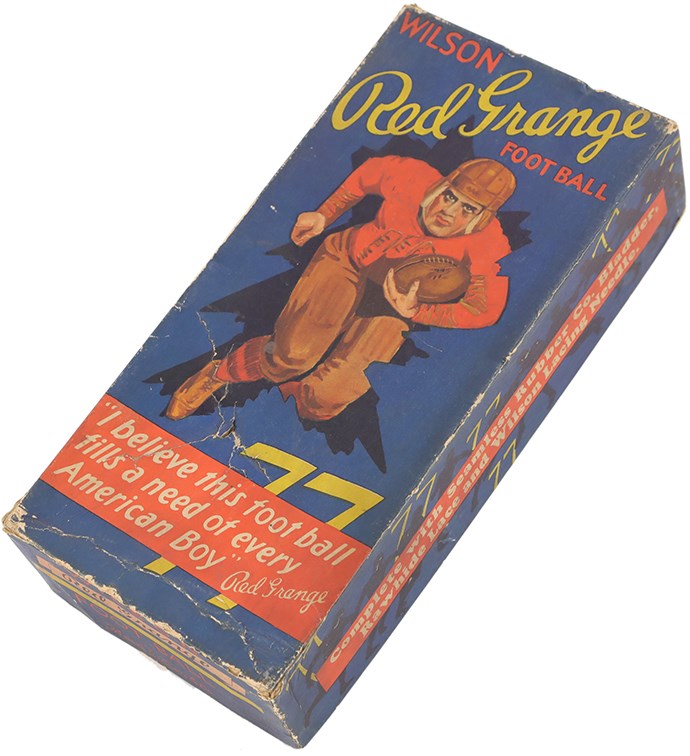 - 1920s Red Grange Wilson Football Only Box