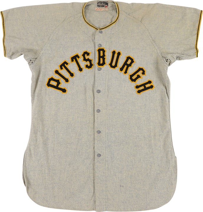 Clemente and Pittsburgh Pirates - Circa 1948 Nick Stricevich Pittsburgh Pirates Game Worn Jersey