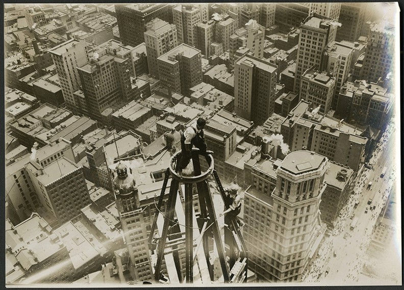 The Brown Brothers Collection - Famous Photograph of Brown Brothers On Top of Woolworth Building