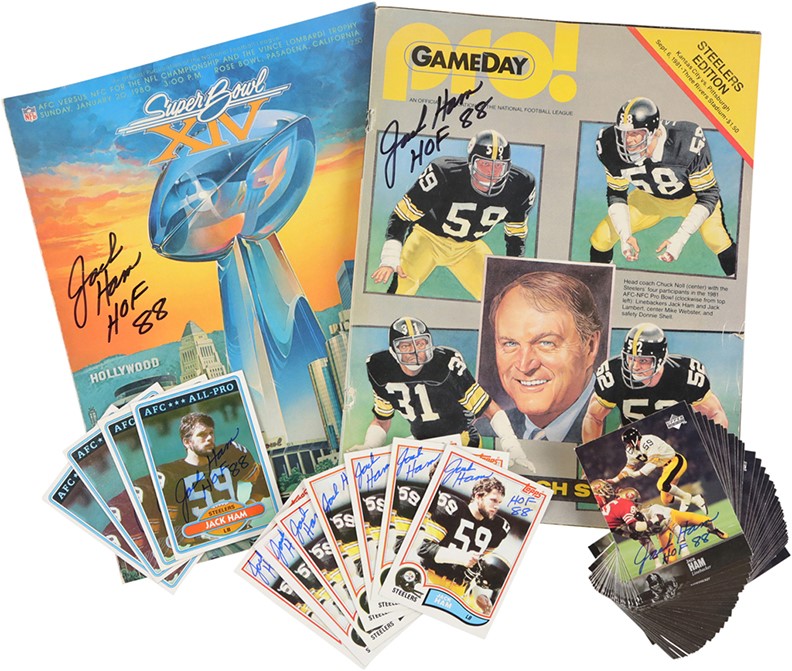 Jack Ham Personal Card and Memorabilia Collection