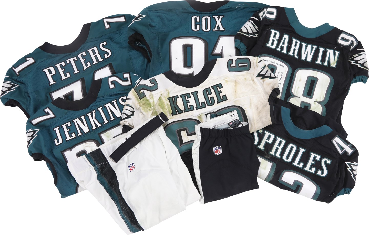 The Philadelphia Eagles Collection - 2014-2016 Philadelphia Eagles Superstars Game Worn Jersey Archive - Some Photo-Matched! (6)