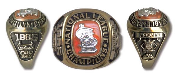 Jewelry and Pins - 1985 Joaquin Andujar World Series Wives' Ring