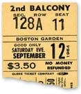 Beatles Tickets - September 12, 1964 Ticket