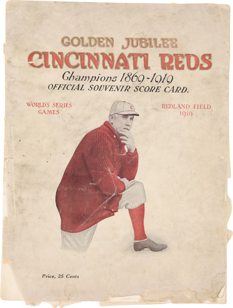 Pete Rose & Cincinnati Reds - 1919 World Series Cincinnati Reds Program