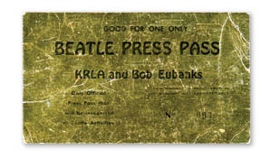 - August 29/30, 1965 Press Pass