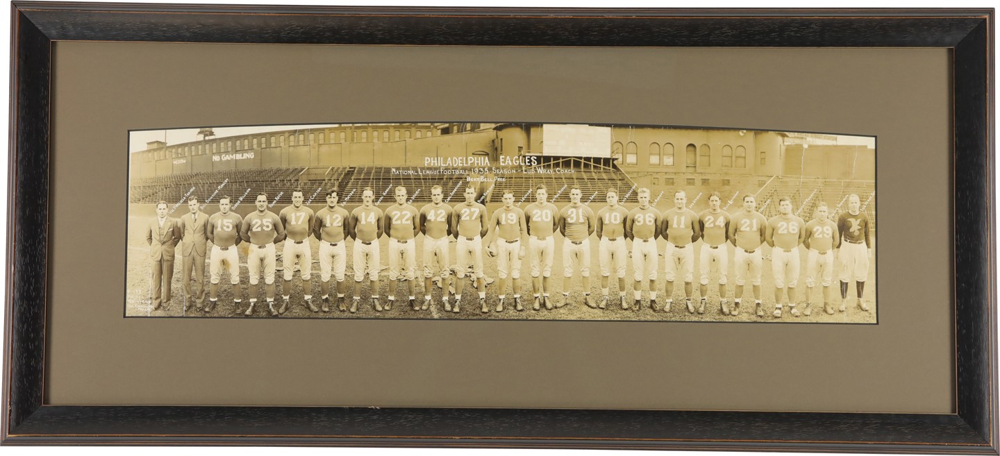 - 1935 Philadelphia Eagles Team Panorama