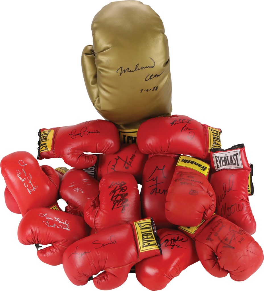 - Signed Boxing Glove Collection (12)