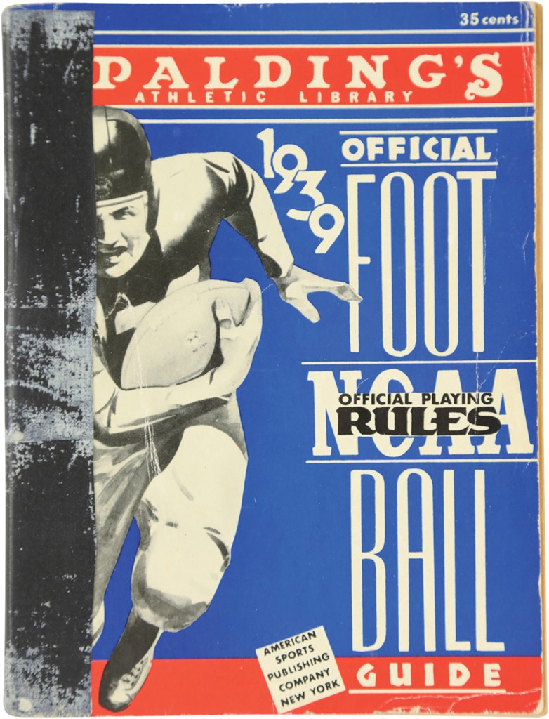 Football - 1939 Spalding NCAA Football Guide