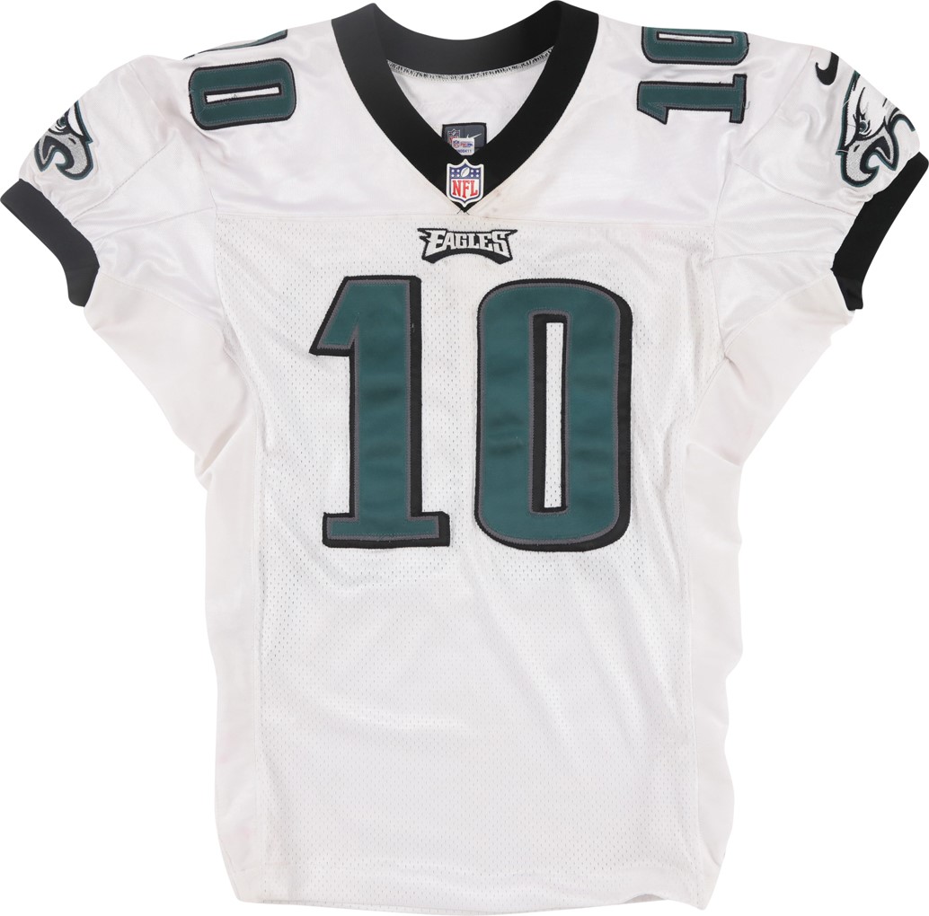 - 2013 DeSean Jackson Philadelphia Eagles Game Worn Jersey Photo-Matched to Three Games - 359 Total Yards and 2TDs (NFL PSA)