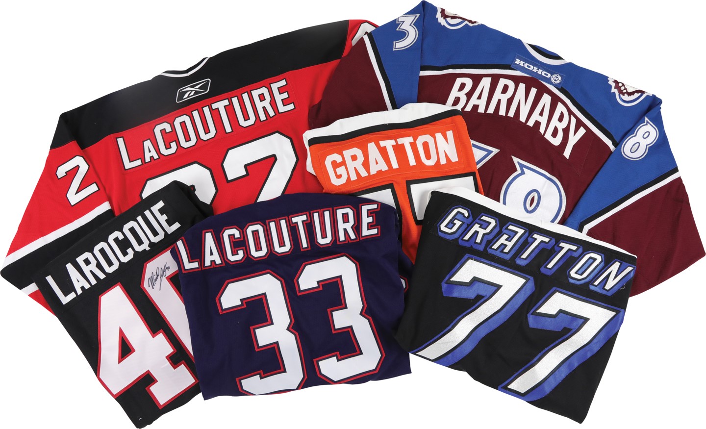 - 1993-2007 NHL Game Worn Jersey Collection (6 Jerseys - Two MeiGray)