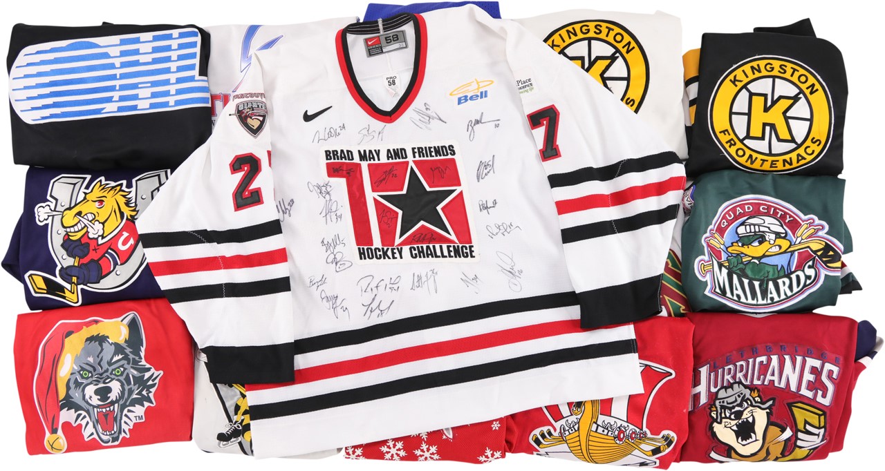 - Game Worn, Issued & Signed Hockey Jersey Collection with Unique Styles (16)