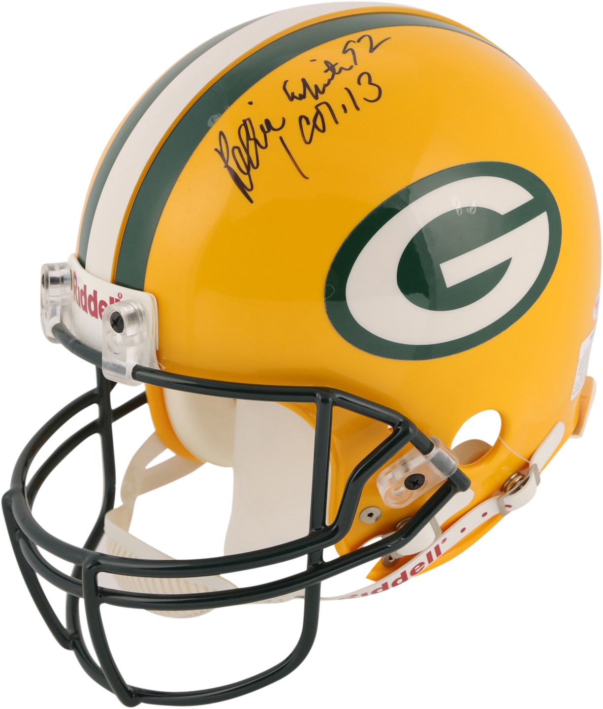 Football - Reggie White Green Bay Packers Signed Full Size Helmet (PSA)