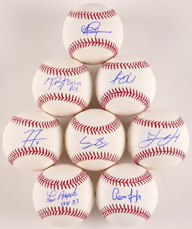 - Signed Baseball Collection with Young Superstars (15)