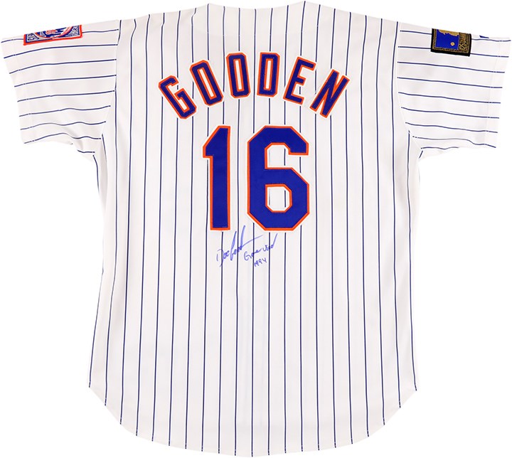 - 1994 Dwight Gooden New York Mets Game Worn Jersey