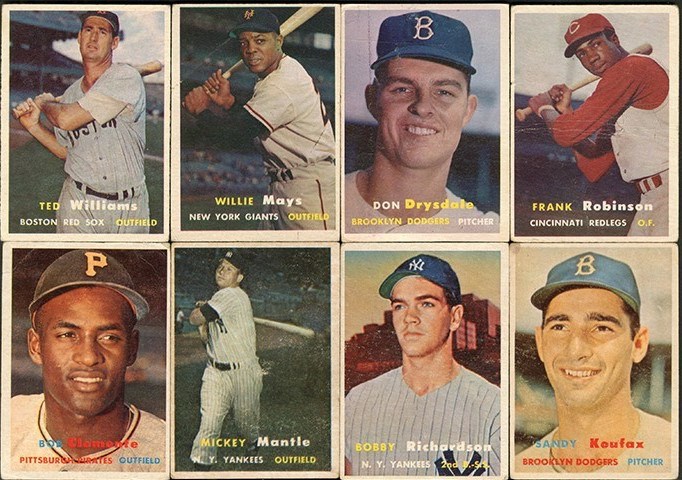 Baseball and Trading Cards - 1957 Topps Baseball Complete Set (407)