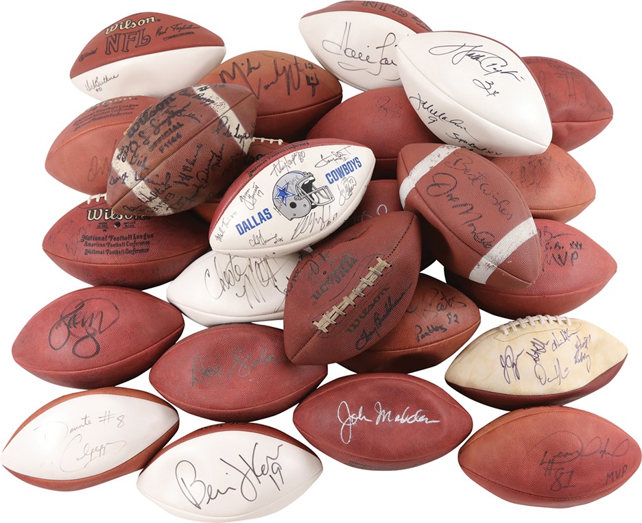 - NFL Stars Signed Football Collection (25)