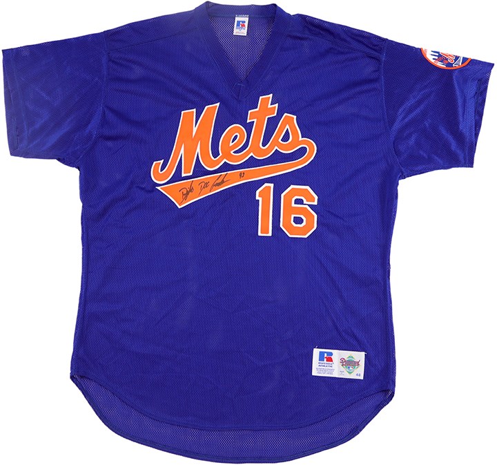 - 1993 Dwight Gooden New York Mets Batting Practice Jersey