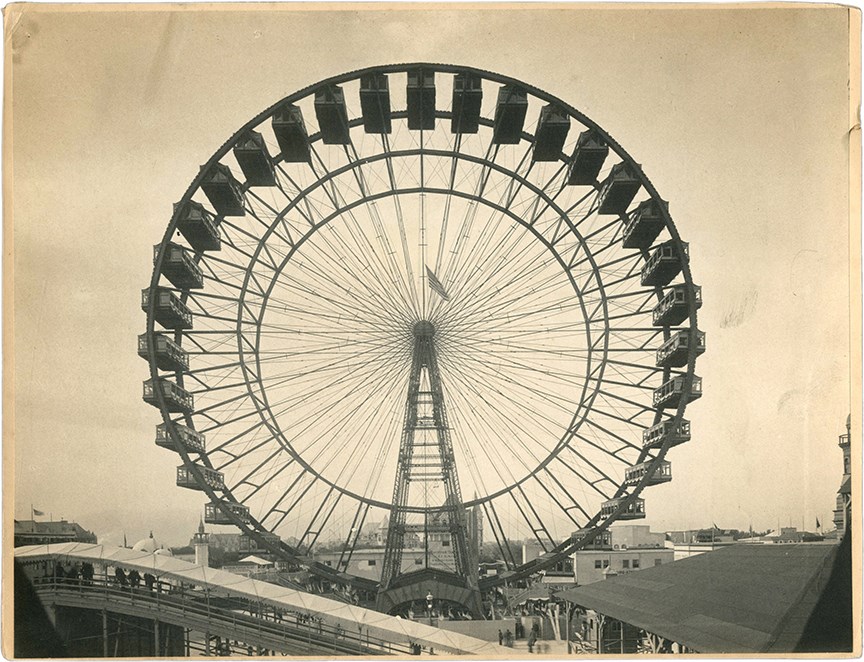 The Brown Brothers Collection - Circa 1910s Ferris Wheel at Coney Island