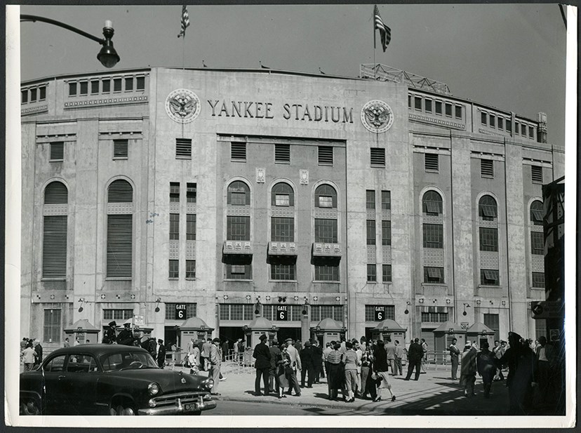 - Beautiful View of the Exterior of Yankee Stadium Photograph