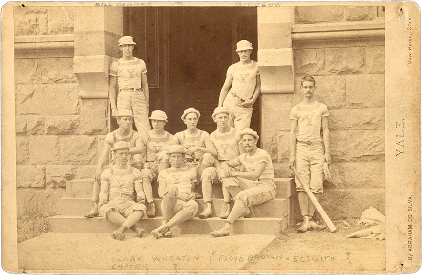 - 1870s Yale Baseball Team Cabinet Photograph