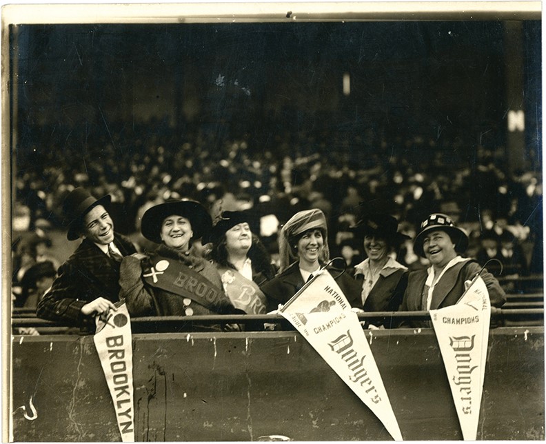 The Brown Brothers Collection - Brooklyn Royal Rooters at 1916 World Series by Charles Conlon