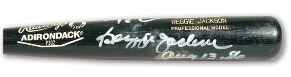 1986 Reggie Jackson Game Used Bat (34.5").