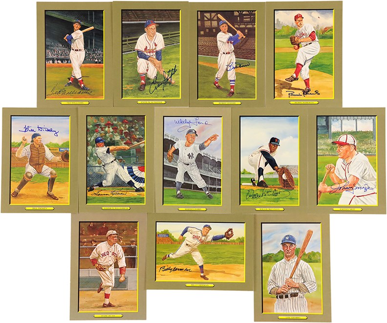 Baseball Autographs - Perez Steele Great Moments Series 1-9 with (10) Signed