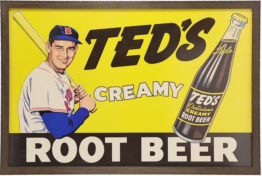 - Ted Williams Root Beer Sign