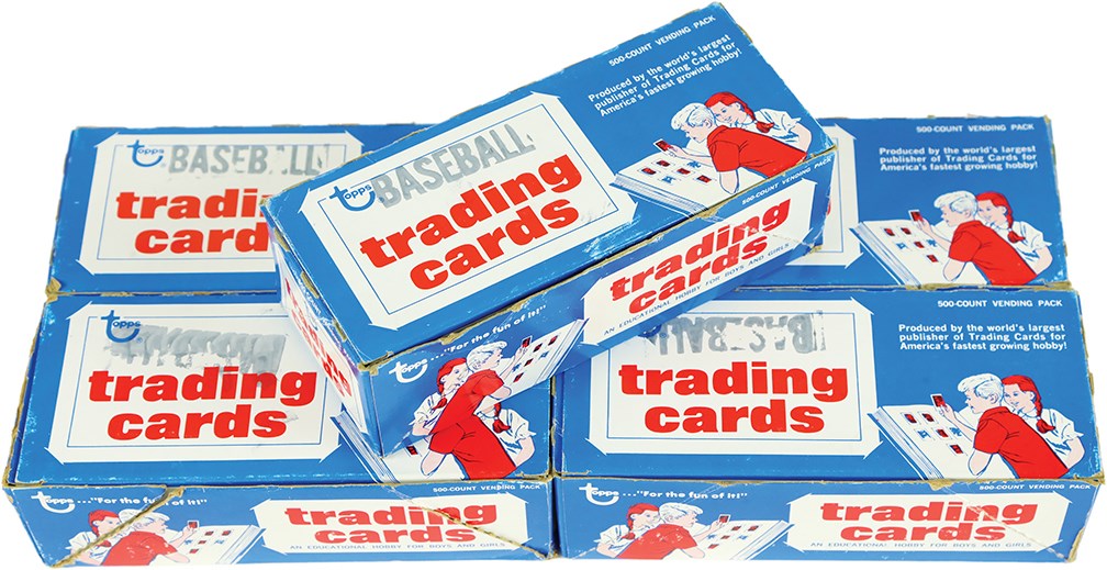 Baseball and Trading Cards - 1976 Topps Baseball Vending Boxes (5)