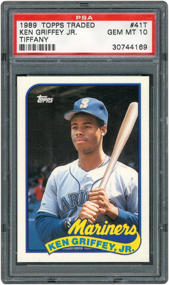 Baseball and Trading Cards - 1989 Topps Traded Tiffany #41T Ken Griffey Jr. Rookie PSA GEM MINT 10