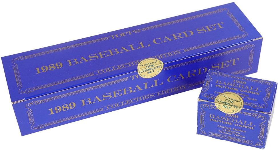 Baseball and Trading Cards - 1989 Topps & Traded Tiffany Sealed Sets